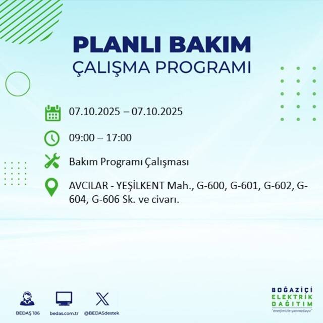 Bugün İstanbul karanlığa bürünecek! BEDAŞ açıkladı: 23 ilçede elektrikler kesilecek 29